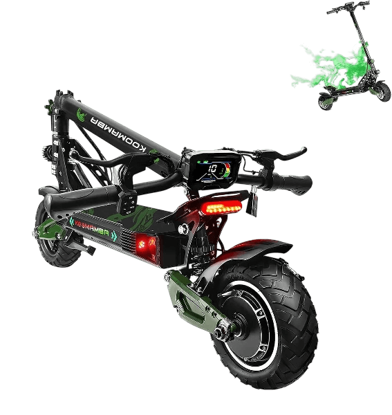 MetaMoov ZU06 1200W Electric Scooter with Seat Up to 35 MPH, 52V-20Ah Battery 50 Miles Long Range, NFC Smart Unlock & Dual Disc Brakes, 10- Off Road Tires Fast Folding E Scooter for Adults